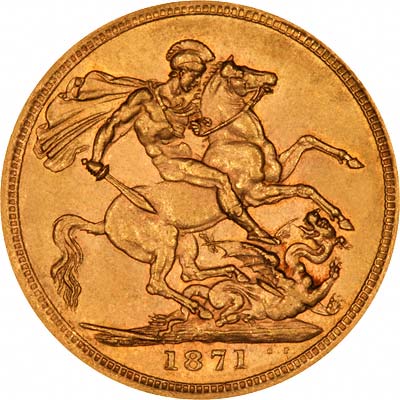 St George & Dragon on Reverse of Gold Sovereign