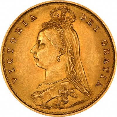 Our Victoria Jubilee Head Half Sovereign Obverse Photograph
