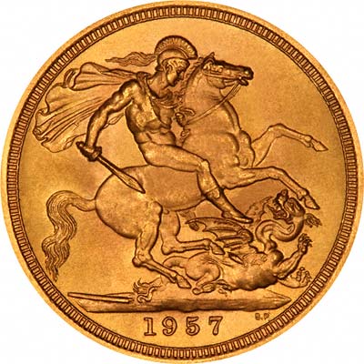 Reverse of 1957 Sovereign