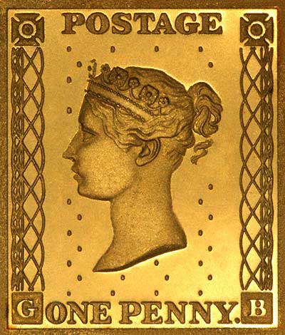 Stamps Value Penny Black