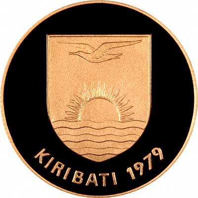 Obverse of Kiribati Gold $150 of 1979
