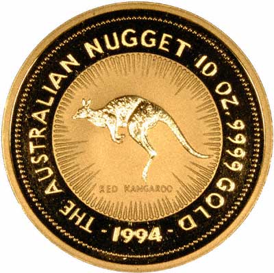 Whiptail Wallaby on Reverse of 1994 Nugget