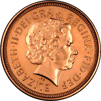 Obverse of 2000 Uncirculated Half Sovereign
