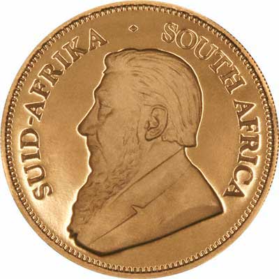 Our 2004 One Ounce Gold Proof Krugerrand Obverse Photograph