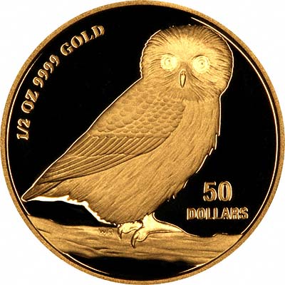 Owls, Tuvalu Gold Bullion