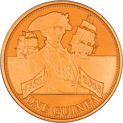 Reverse of 2008 Gold Proof Guinea