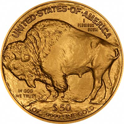 Reverse of 2008 US Gold Buffalo