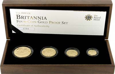 2009 Britannia Four Coin Proof Set in Box