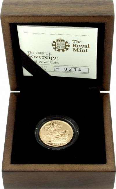 2009 Proof Sovereign in Presentation Box