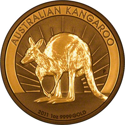 2011 Australian One Ounce Gold Kangaroo Nugget